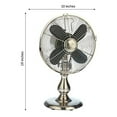thumbnail image 2 of DecoBreeze DBF6123 Ventilateur de Table Oscillant en Acier Inoxydable 3 Vitesses Circulant l'Air, 2 of 2