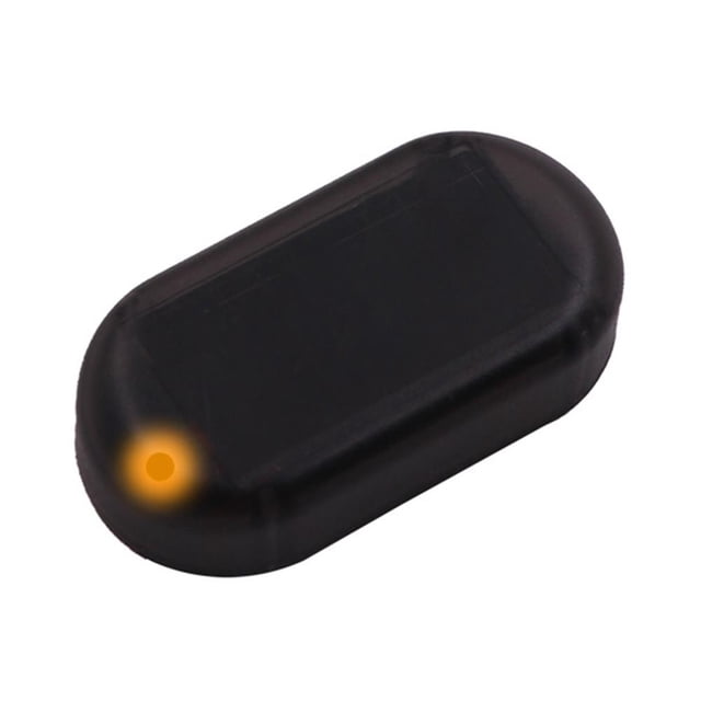10uds. Lámpara de alarma analógica solar LED Lámpara antirrobo inalámbrica para automóvil doméstico Naranja