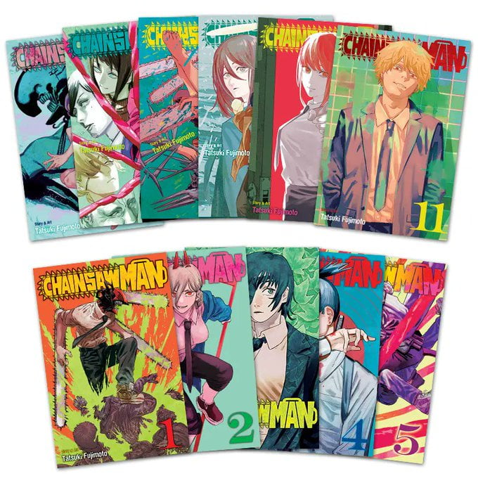 Chainsaw Man Box Set : Includes Volumes 1-11 (Paperback) 