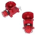 thumbnail image 4 of 180dB Sirène Industrielle Robuste avec Stroboscopique LED - Alarme Résistante aux Intempéries pour Chantiers et Usines (110V, Indice IP65), 4 of 6