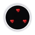 thumbnail image 4 of 3 piezas de diamantes de imitación dentales amor dental corazón dientes joyas dientes piedras (rojo) Ndcxsfigh Cuidado Belleza, 4 of 5