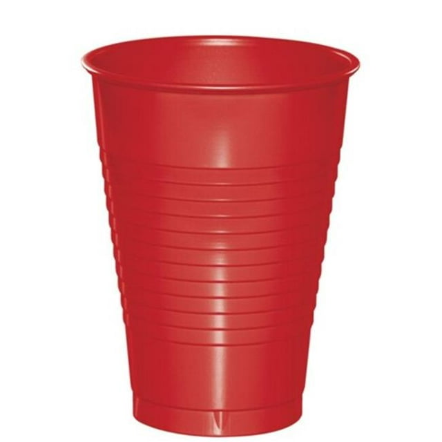 Hoffmaster Group 28103171 Gobelets en Plastique de 12 oz, Rouge Classique - 20 par Caisse - Caisse de 12