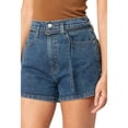 thumbnail image 2 of Levi Strauss Signature Women's Vintage A-Line Belt Shorts, Sizes 0-14, 2 of 6