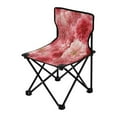 thumbnail image 2 of 600D Oxford Camping Chair Portable Foldable Chair Supports 220 lbs for Picnic, Fishing, Backpacking Red Watercolor Flowers, 2 of 8