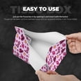 thumbnail image 5 of Lsque Retro Cowgirl Printed Long Tissue Box Cover Holder, Facial Paper Organizer Dispenser,Triangle with Bottom Belt, PVC Leather Decorative Organizer, 5 of 9