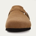 thumbnail image 4 of Comwarm Suede Clogs for Women Footbed Sandals Potato Shoes with Arch Support, 4 of 6