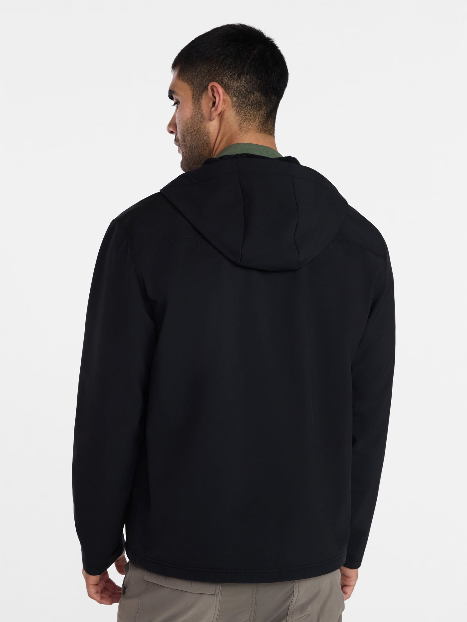 Ozark Trail Men's & Big Men's Softshell Jacket with Hood, Sizes S-3XL