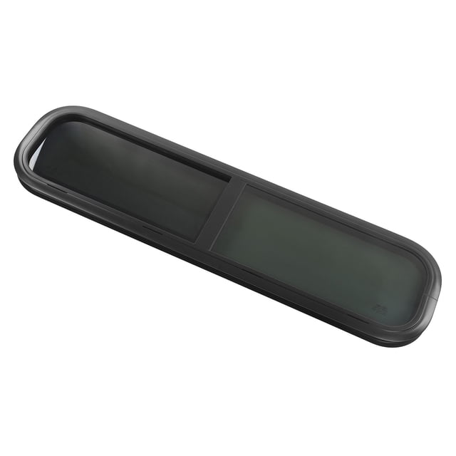 Horizontal Sliding RV Window, 35.4 X 11.8in with Removable Pests , Anti Rust Treatment External Exit Window, Push Out Window for Campers, RVs