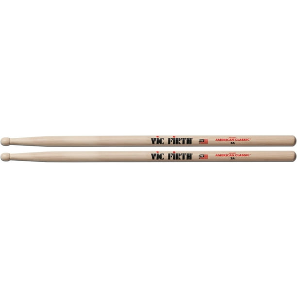 Baquetas Vic Firth American Classic 3A USA Hickory