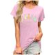 thumbnail image 3 of TaTaai Fashion Casual Women T Shirt Cotton Easter Print Crew Neck Short Sleeve Loose Fit Soft Breathable Lightweight Daily Holiday Street Wear Top Gift, 3 of 6