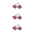 thumbnail image 3 of ZheElen Lunettes de Natation Sans Fuite Équipements de Natation Anti-Buée Fournitures Sportives Lunettes de Protection Larges pour Natation Lunettes Roses 3Ensemble, 3 of 6