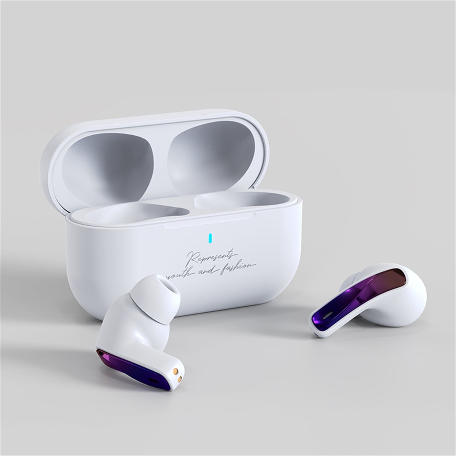 Go Air Pop True Wireless Bluetooth Earbuds & Charging Case - Black, Dual Connect, IPX4 Sweat Resistance, Bluetooth 5 Connection, 3 EQ Sound Settings Signature, Balanced, Bass Boost