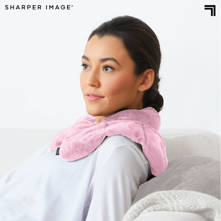 Sharper Image Aromatherapy Neck Wrap, Natural Herb Blend, Pink photo 6