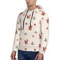 thumbnail image 3 of Daiia Cute Squirrel for Men's Fashion Hoodies & Sweatshirts with Kangaroo Pocket Hooded Sweatshirt Breathable & Moisture Wicking-3X-Large, 3 of 7