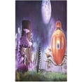 thumbnail image 5 of SKYSONIC Pumpkin Carriage and Glowing Mushrooms Kitchen Dish Towel Set,Drying Kitchen Towels Tea Towels 1Pcs 28"x18", 5 of 7