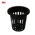 thumbnail image 1 of 100Pcs Garden Plastic Net Cups Planting Basket Cup Set Slotted Mesh Net Cups Wide Lip Bucket Basket for Hydroponics New, 1 of 2