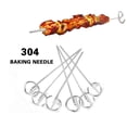 thumbnail image 4 of ESSSUT Stainless Steel Kebab Barbecue Needle Frying Pan Special Sign For Oven Vertical Kebab Grill Multiple Colors Free Size, 4 of 8