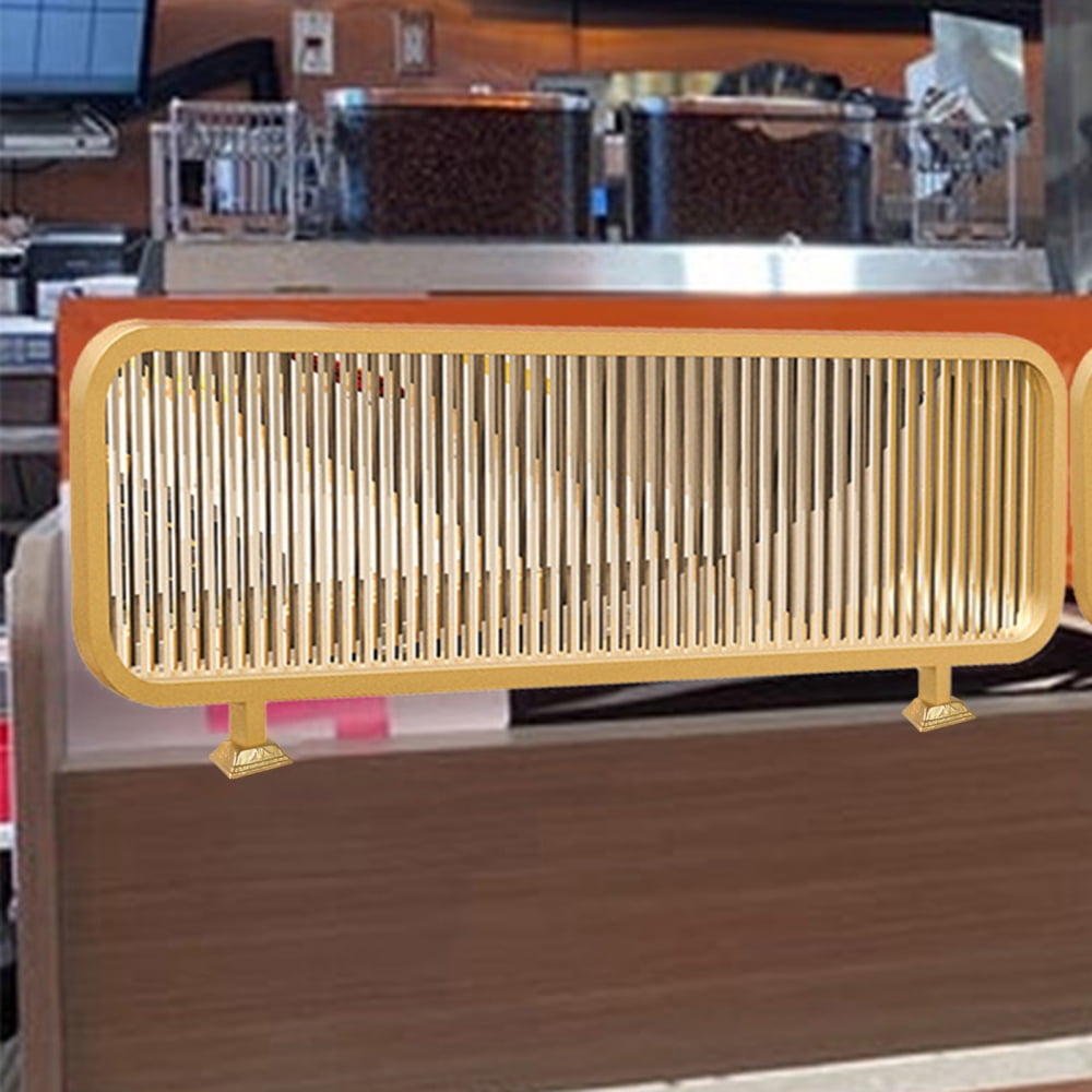 Restaurant Decorative Partitions, 39.4x11.8in Commercial Dining Area Dividers(B)
