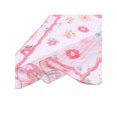 thumbnail image 5 of INSPIRE CHIC Women's Floral Printed Cotton Blended Scarves, 21.7" Small Square Flowers Headscarf Neckerchief Hot Pink Flowers, 5 of 6