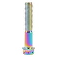 thumbnail image 5 of Wanyifa Titanium Flange Hex Head Bolt M10 20 25 30 35 40 45 50 55 60 65 70 75 80 85 90mm Screws,M10x75mm Pitch 1.25mm,Rainbow,4 Pcs, 5 of 6