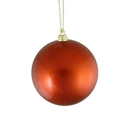 satin burnt orange shatterproof christmas ball ornament 4 satin burnt orange shatterproof christmas ball ornament 4