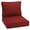 Red, variant on Outdoor Deep Seating Cushion Set, 24" x 24", Waterproof & Fade Resistant Patio Furniture Cushions with Handle, Deep Seat and Back Cushion for Chair and Sofa (2,Blue)