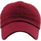 thumbnail image 2 of Low Profile Cotton Cap Men Ladies Baseball Cap Dad Hat Adjustable Unstructured Plain Cap(Burgundy), 2 of 4