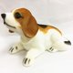 thumbnail image 3 of Lindo perro sacudiendo la cabeza, Beagle asintiendo perro blanco negro, perro marrón claro asintiendo con la cabeza, decoraciones interiores del coche, regalos creativos, decoración del coche, 3 of 5