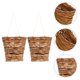 thumbnail image 4 of 2 cestas colgantes de ratán para pared, para decoración de interiores y exteriores, cestas de mimbre para flores, macetas de enredadera natural para jardín, patio y arreglos festivos., 4 of 7