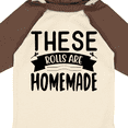 thumbnail image 4 of Inktastic Thanksgiving These Rolls Are Homemade Boys or Girls Long Sleeve Baby Bodysuit, 4 of 5