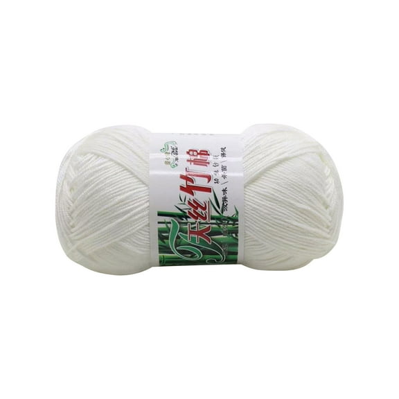 50g Natural Yak Wool Crochet Yarn | Soft Skin-Friendly Hand-Knitting Thread for Scarves, Hats & Blankets | DIY Craft Fiber for Adults & Kids | Warm Winter Knitting Material