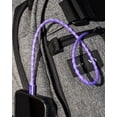 thumbnail image 6 of Liquipel Powertek iPad & iPhone Charger Cable, Fast Charging 6ft MFI Certified Lightning to USB Cord, Twizzler Purple, 6 of 7