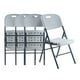 thumbnail image 1 of Silla Plegable LOOMBER Set de 4 Blanca, 1 of 5