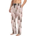 thumbnail image 5 of HPINK-T Pink Christmas Tree Pajama Pants Mens Lounge Pants Lightweight Men Pajama Bottoms with Drawstring Pockets, 5 of 13