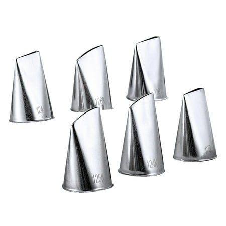 

6PCS Cake Frosting Tip Nozzle Professional Decorating Nozzle Sturdy Cake Nozzle
