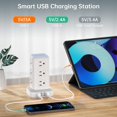 thumbnail image 2 of Protector contra sobretensiones Power Strip Tower, 12 salidas, 4 USB (1 USB C), 2 of 7