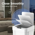 thumbnail image 6 of TINANA Smart Sensor Trash Can 2 Pack, 3.4 Gallon Plastic Garbage Bin 13L Waterproof Touchless Wastebasket for Bedroom, Office, Living Room, Blue & White, 6 of 6