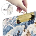 thumbnail image 6 of FORMRS Acrylic Clipboard with Low Profile Clip Standard A4 Letter Size, 12.5" x 9", Snowy Winter, 6 of 8