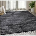 thumbnail image 2 of Abani Boston 7'9"W x 10' 2"D BOS150A Black Shag Area Rug, 2 of 6