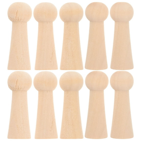Raindrops  10 Pcs Mini Wooden Pegs Home Hook Hooks Heavy Duty Hat Holder for Wall