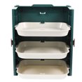 thumbnail image 1 of Wall Mount Food Plate Rack Kitchen Food Rack Layered Food Plate Shelf Side Dish Organization Rack, 1 of 8