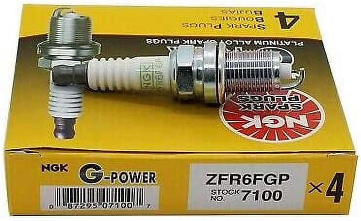 NGK 7100 G-Power Spark Plug (4 Pack) Fits select: 2001-2005 HONDA CIVIC, 2007-2012 JEEP LIBERTY