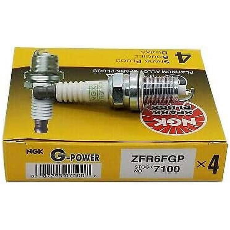 NGK 7100 G-Power Spark Plug (4 Pack) Fits select: 2001-2005 HONDA