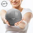 thumbnail image 4 of Yes4All 10lbs Soft Weighted Toning Ball Diamond Knurl Grey, 4 of 6