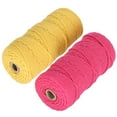 thumbnail image 3 of Macrame Ornaments Natural Cotton Rope, Not Twisted Natural Cotton Macrame Rope, For Home, 3 of 8