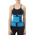 thumbnail image 2 of Faja reductora deportiva para mujer, faja posparto, cinturón adelgazante XL azul, 2 of 9