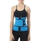 thumbnail image 2 of Cinturón de corsé de neopreno para sudor caliente, faja deportiva, faja moldeadora, transpirable y XL azul, 2 of 9