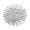 Silver 1, variant on Elegant Sun Goddess Embossed Brooch In Gold And Silver Zinc Alloy Design