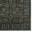 thumbnail image 3 of Linon Platinum Flowers Transitional Area Rug, Black, 8' x 11', 3 of 4