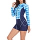 thumbnail image 5 of Traje de baño de una pieza para mujer, conjuntos de bikini para mujer, traje de baño de manga larga para mujer, traje de buceo, traje de baño de una pieza con cremallera para playa de verano siamés pa, 5 of 9